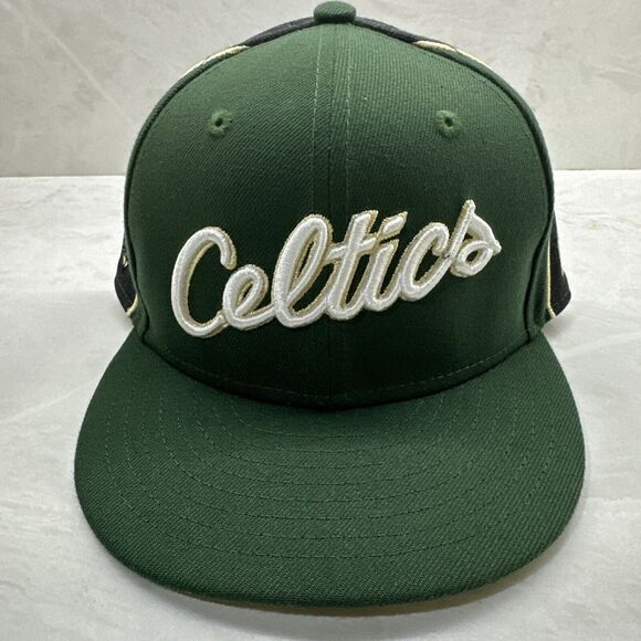 Boston Celtics Hat Cap Youth Boys Adjustable NBA Basketball New Era 59Fifty - Picture 2 of 9